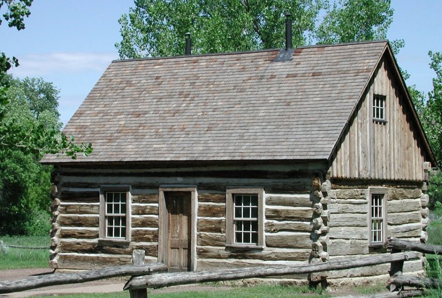 Maltese Cross Cabin, North Dakota, USA
